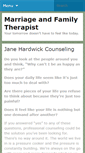 Mobile Screenshot of janehardwick.com